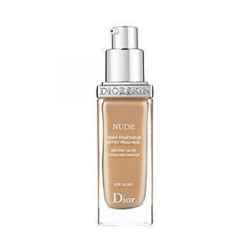 Base Dior Diorskin Nude Natural Glow Hydrating Makeup SPF 10